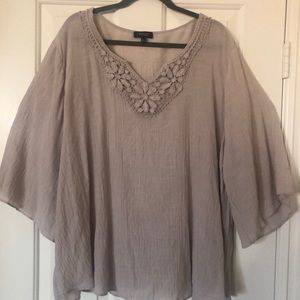 Spense Woman beige breezy blouse